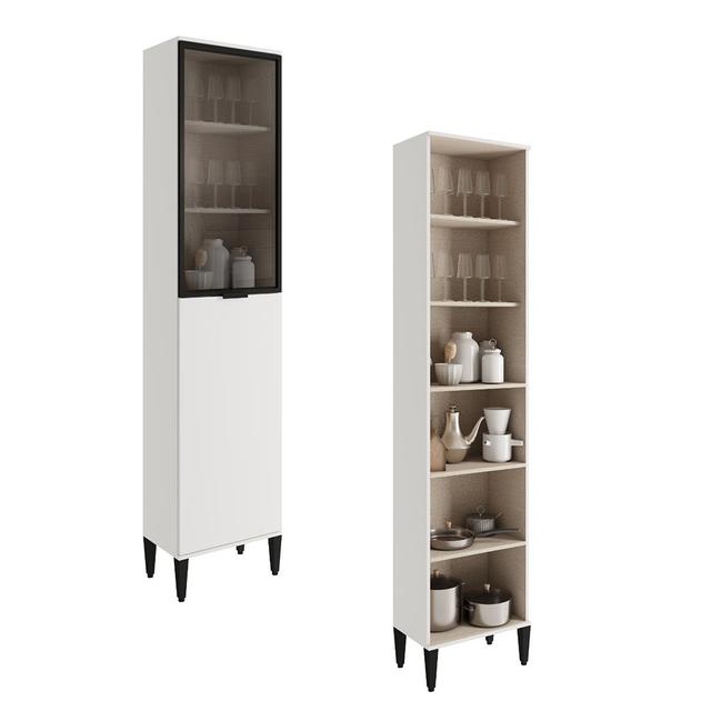 Paneleiro 1 Porta De Vidro